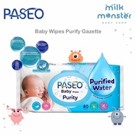 Paseo Baby Wipes Purity Gazette 80's Pure water Baby Wipes
