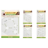 Clover Plastic Hexagon Ruler / Triangle Ruler / Circle Ruler / Template