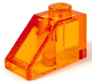 LEGO 3040 Slope 45 degree 2x1 trans orange