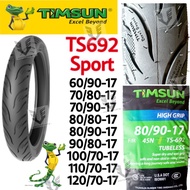 Timsun tayar TS692 Sport Excel Beyond High Grip Performance Tyre 692 LC135/125Z/RS150/Y15ZR/Y16ZR Ta