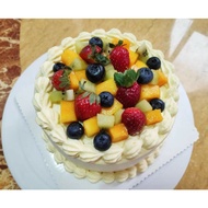 Homemade Fresh Fruits cake 1.5kg+- 8inch