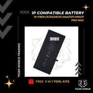 TigerWorld iP Compatible Battery for  7, 7 Plus, iP 8, 8 Plus & iP X, XR, Xs & iP 11 Pro, 11 Pro Max