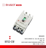 DAKO เบรกเกอร์ MCCB 3P 32A 40A 50A 63A NF63-CW
