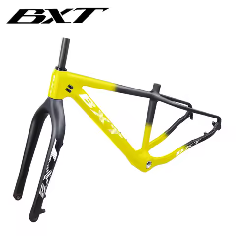 BXT Fat Tire Snow Bike Frame Lightweight Full Carbon Heavy Duty Snow Mountain Bike Frame