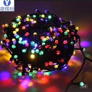 V8 String Lights Hexagonal String Lights F8 String Lights 220V Colorful String Lights Outdoor Stars 
