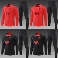 22-23 Liverpool Mens Training Suit Wear Sports Tracksuit Adults Shirt Football Uniform Jersey Sweatshirt Jogging Sportswear
