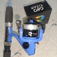 Shrimp Rod+TITAN PRIME Candat Shrimp Reel | Size 500+Rod 5 Feet