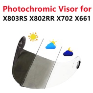 【ReadyStock】Photochromic Helmet Shield for Nolan X803 X803RS X802RR X702 X661 Visor Casco Para Moto 