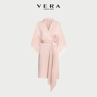 [New Collection - VRBCP 3] Áo khoác kimono Vera by Chipu satin trơn phối ren - C0045