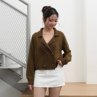 KNITME - Lubov Blazer | Knitted Outerwear Wanita | Korean Style | Knit Blazer