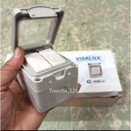 2 Gang Embossed OB Outdoor Waterproof Series Switch