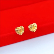 Singapore Ready Stock Original Gold Earrings Variety of Exquisite Flower Earrings Gold 916 Original Earring for Women