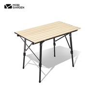 MOBI GARDEN โต๊ะบาร์บีคิวกลางแจ้ง โต๊ะปิกนิกอลูมิเนียมอัลลอยด์ น้ำหนักเบา พกพาสะดวก โต๊ะแคมป์ปิ้ง