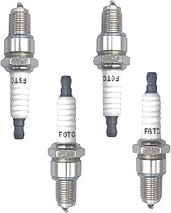 4 Pcs F6TC Spark Plugs,BPR6ES BP6ES Spark Plug F6RTC F6TC Sparkplugs Compatible with Honda GX120 GX1