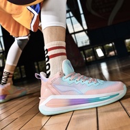 Putian Sharp Blade 3 Mid-Top Professional Actual Combat Low Ankle Basketball Shoes Sky Mirror Breathable Kobe Mamba Men's and Women's Basketball Shoes