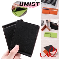 UMISTYDREAMC9 Short Skin Purses Business PU Leather Credit Card Bifold Money Clip