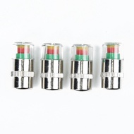 POWDERS_my 4pcs Car Valve Tyre Cap  Monitor Wheel Tire Pressure 32-36 PSI Sensor