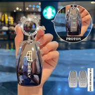 TPU Car Key Cover For Proton S70/X50/X90 Key Case Keyless Smart Entry key Proton Keychain