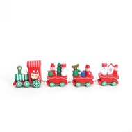 ROSA & TRINA - 聖誕節裝飾佈置-木質聖誕小火車/擺設 21cm