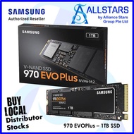 (ALLSTARS) SAMSUNG 1TB 970 EVO PLUS NVME M.2 SSD (MZ-V7S1T0BW) (Warranty 5years with Local Distribut