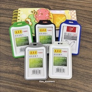 ID Case double sided Card holder id protector case or card Holder transparent