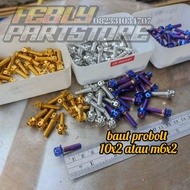 BOLT M 6 X 20 DRAT 10 X 20 PROBOLT STAINLESS Original KINGNUT BOLT PRPBOLT M6X20 DRAT 10X20 PROBOLT 