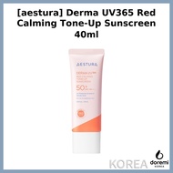 [aestura] Derma UV365 Red Calming Tone-Up Sunscreen 40ml / Korean Sunscreen / Tone-Up Formula by dor