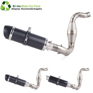 Full System Motorcycle Exhaust Muffler Escape Slip On For G310R G310GS G 310R G 310GS  Middle Contact Pipe Exhaust Muffl