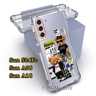 Cute Pattern Case For Samsung S24Fe A06 A16 S24 S24Plus S24Ultra S23fe S23Ultra S22Ultra S21ultra A0