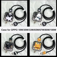 OPPO 65W Reno 5 Charger Protector oppo 80W  Reno 10 pro plus Charger Case 5pcs Set for realme 33W Re
