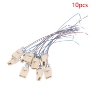Z. 10/20Pcs G9 Light Bulb Socket Ceramic Lamp Base Holder Connector Led Halogen Light LED Lamp Bulb 