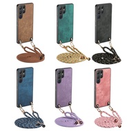 Adjustable Shoulder Strap Phone Case for Samsung Galaxy M15 A13 A14 A16 A24 A25 A26 A34 A35 A36 A52 