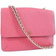 二手 Tory Burch 鏈條單肩包，79161-1-02111，粉紅色皮革，女士。