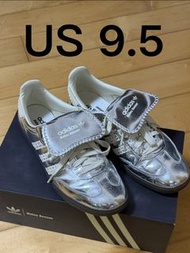 Adidas Samba x Wales Bonner 銀色運動鞋 US 9.5