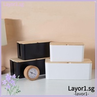 LAYOR1 Wire Storage Box Household Products For Data Line Charger Plug Plastic