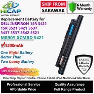 HICAP DELL Laptop Battery MR90Y XCMRD 0MF69 5200mAh DELL Inspiron 14 3421 14R 5421 5437 15 3521 15R 