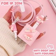 Raimondo Casing Pelindung Pengisi Daya Set Casing Pelindung Kabel Data Cocok untuk Kabel Data IP 20W