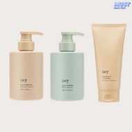 107 Scalp Cooling Breeze Shampoo 380ml, 107 Microbiome Mild Acidic Fermented Vinegar Shampoo 380ml, 