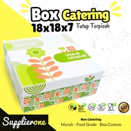 Motif Catering Box 18x18x7/ Box Rice Box Box Rice Box/ Food Box/ Rice Box/ Trendy Catering Rice Box/