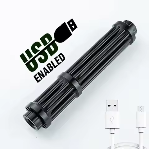 21cm Laser Pointer laser 017 Single-Point Adjustable Focus Laser Light Guide Finger Star LED Sales P