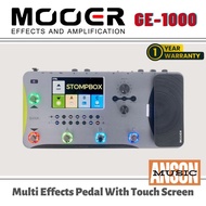 MOOER GE1000 Guitar Amp Modelling and Multi Effects Pedal with Touch Screen - GE1000 / GE-1000