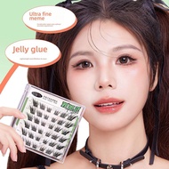 Uwn Fox Series 9-14mm Glue-free False Eyelash Natural Thick Segmented Grafting Density Eyelash J2g9