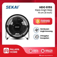 Kipas Angin Meja Kecil 6" SEKAI HDO 615S 6 Inch 15cm | Mini Desk Fan Duduk Motor Tembaga