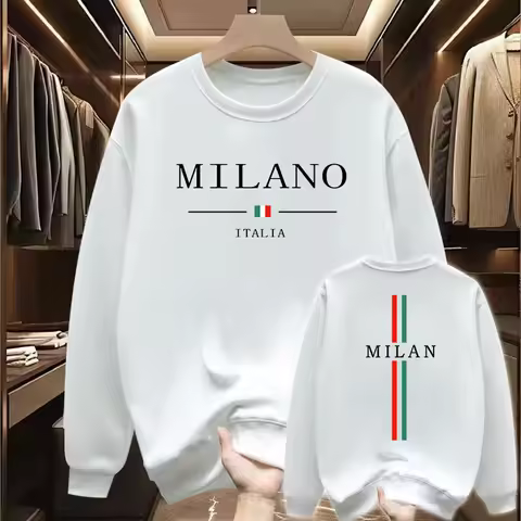 Mens Sweatshirts Printing Casual O-Neck Long Sleeve Tops Outdoors Fitness Sports Jogging Man Clothin