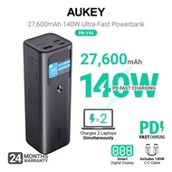 AUKEY PB-Y45 27600mAh 140W Ultra-Fast Charging Powerbank w Smart Digital Display (24 Months Warranty