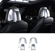 Car Accessories Seat Headrest Button Adjusting Switch Cover Trim Panel For Mercedes Benz C GLC E EQE