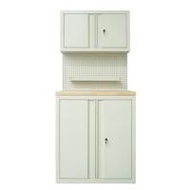 ตู้เหล็ก + WORK STATION FURDINI BROOK 80 ซม. สี WOOD/IVORY (1302823)
