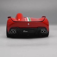 『星之漫』118法拉利 Monza Sp1汽車模型仿真合金跑車車模收藏擺件客廳擺件 8