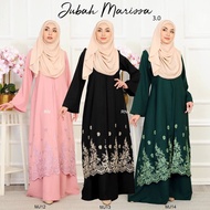 JUBAH MARISSA 3.0 | JUBAH HAJI UMRAH | JUBAH PLUS SIZE | JUBAH DRESS SULAM RAYA 2025 | JUBAH CARDIGA