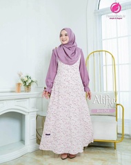 GAMIS ALIFIA DRESS FANIA HIJAB/Gamis fania hijab moms real pict